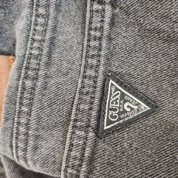 Vintage Guess Jeans American Tradition Black Jeans‎ High Waisted Pleated W36 L29 - Picture 13 of 15